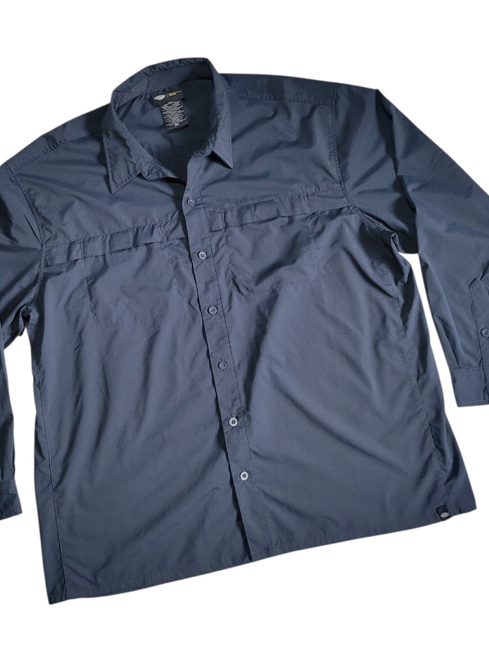 EUC ❤️B2G1 Dickies Performance System Dark Blue Men's 3XL Button Down Work Shirt
